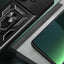 İnfinix Hot 30i Kılıf Magnetik Standlı Kamera Korumalı Zore Sürgülü Vega Kapak Mavi