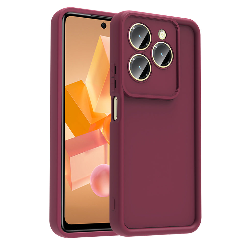 İnfinix Hot 40 Pro Kılıf Kamera Korumalı Zore Ananas Kapak