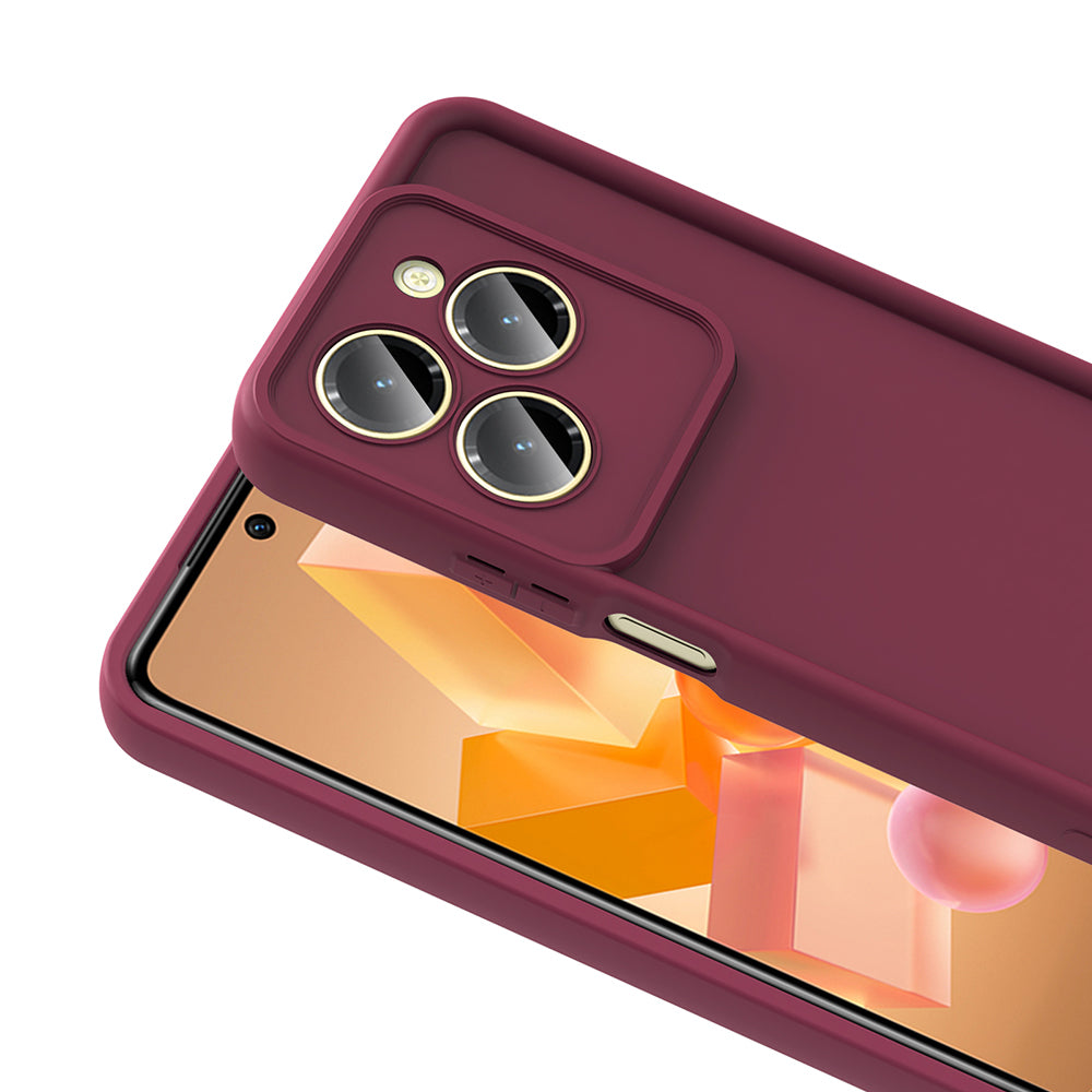 İnfinix Hot 40 Pro Kılıf Kamera Korumalı Zore Ananas Kapak Siyah