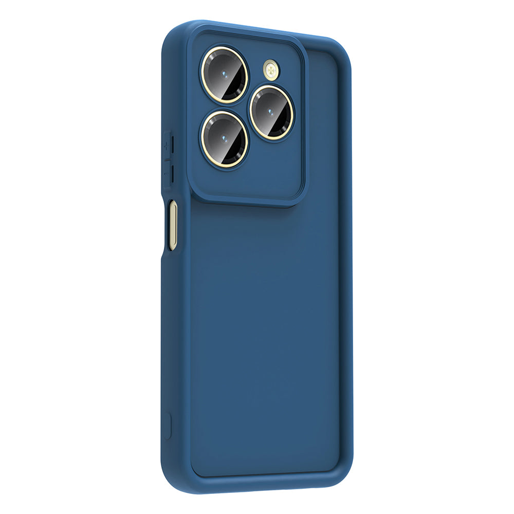 İnfinix Hot 40 Pro Kılıf Kamera Korumalı Zore Ananas Kapak Mürdüm