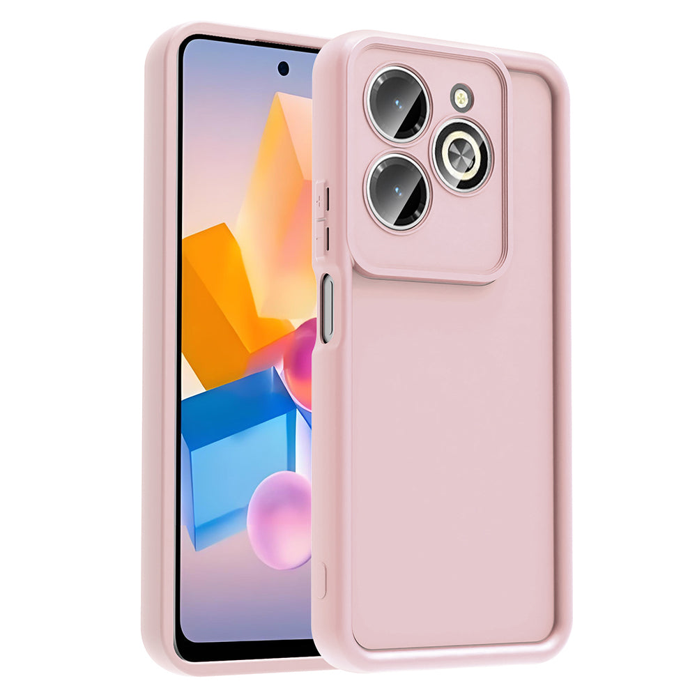 İnfinix Hot 40İ Kılıf Kamera Korumalı Zore Ananas Kapak Pembe