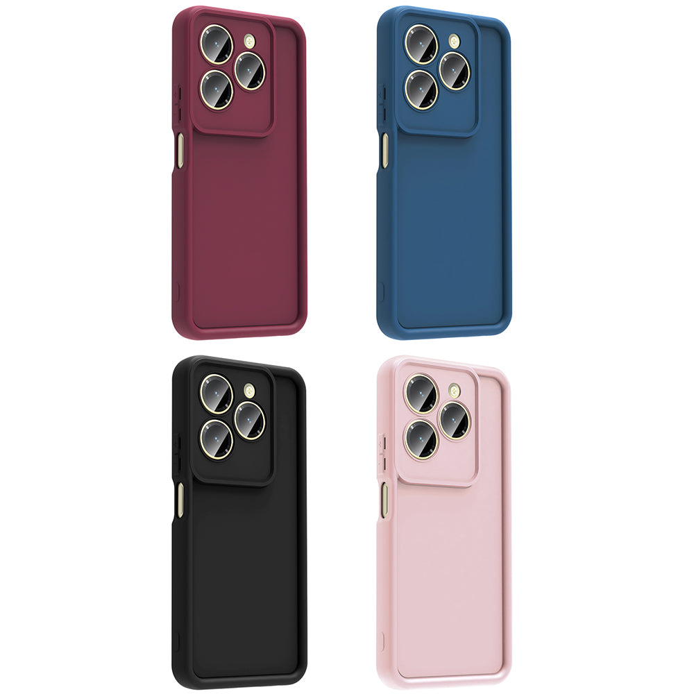 İnfinix Hot 40İ Kılıf Kamera Korumalı Zore Ananas Kapak Pembe