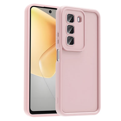 İnfinix Hot 50 4G Kılıf Kamera Korumalı Zore Ananas Kapak Pembe