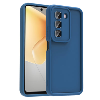 İnfinix Hot 50 4G Kılıf Kamera Korumalı Zore Ananas Kapak Koyu Yeşil