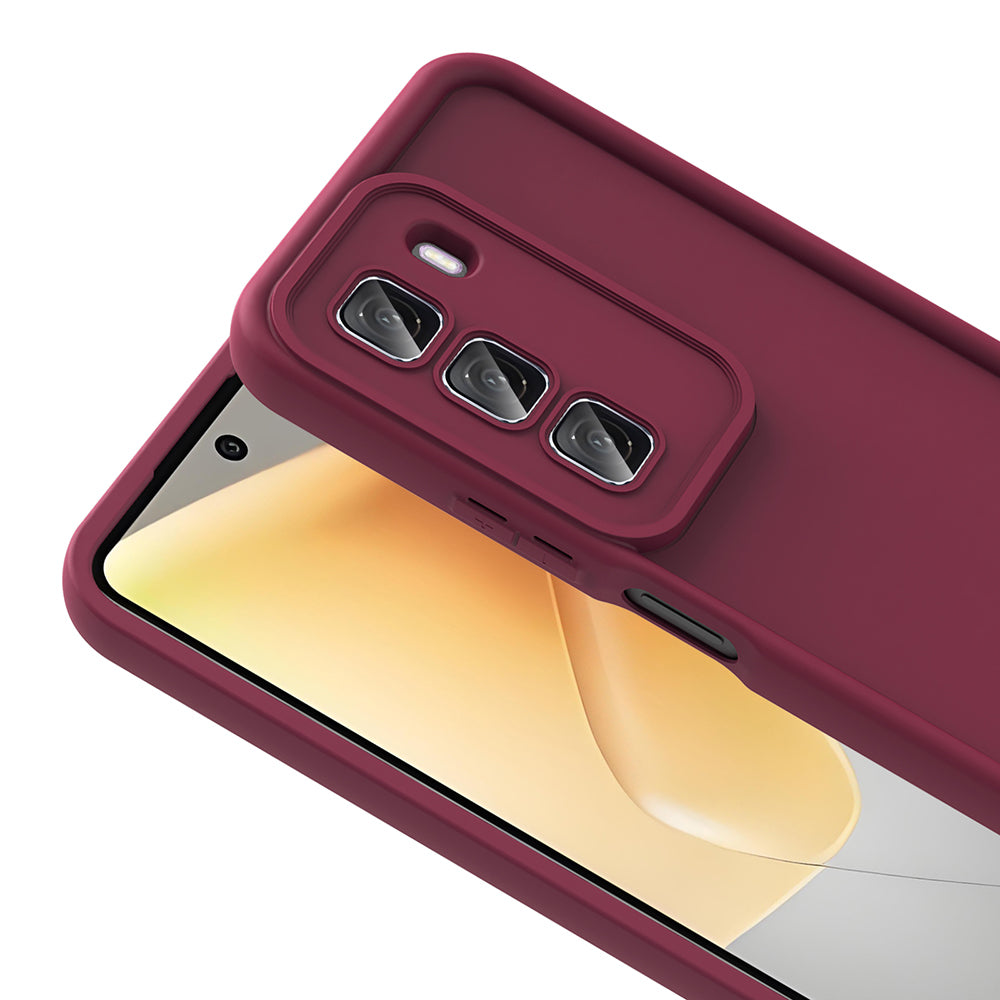 İnfinix Hot 50 4G Kılıf Kamera Korumalı Zore Ananas Kapak Koyu Yeşil