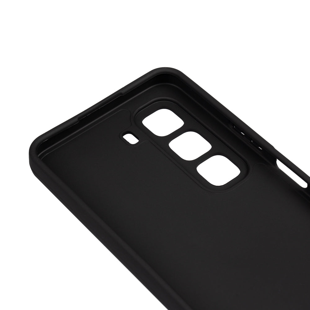 İnfinix Hot 50 4G Kılıf Zore Biye Silikon Mor