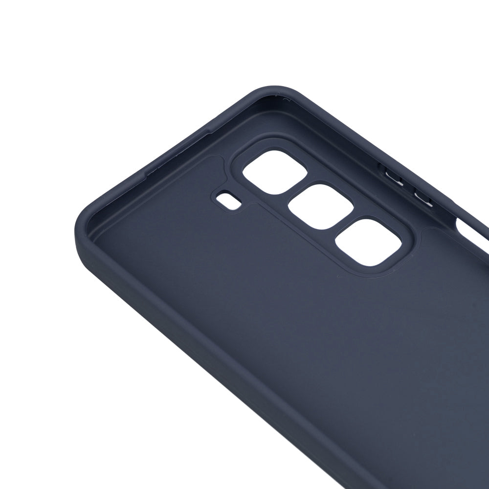 İnfinix Hot 50 4G Kılıf Zore Biye Silikon Mor