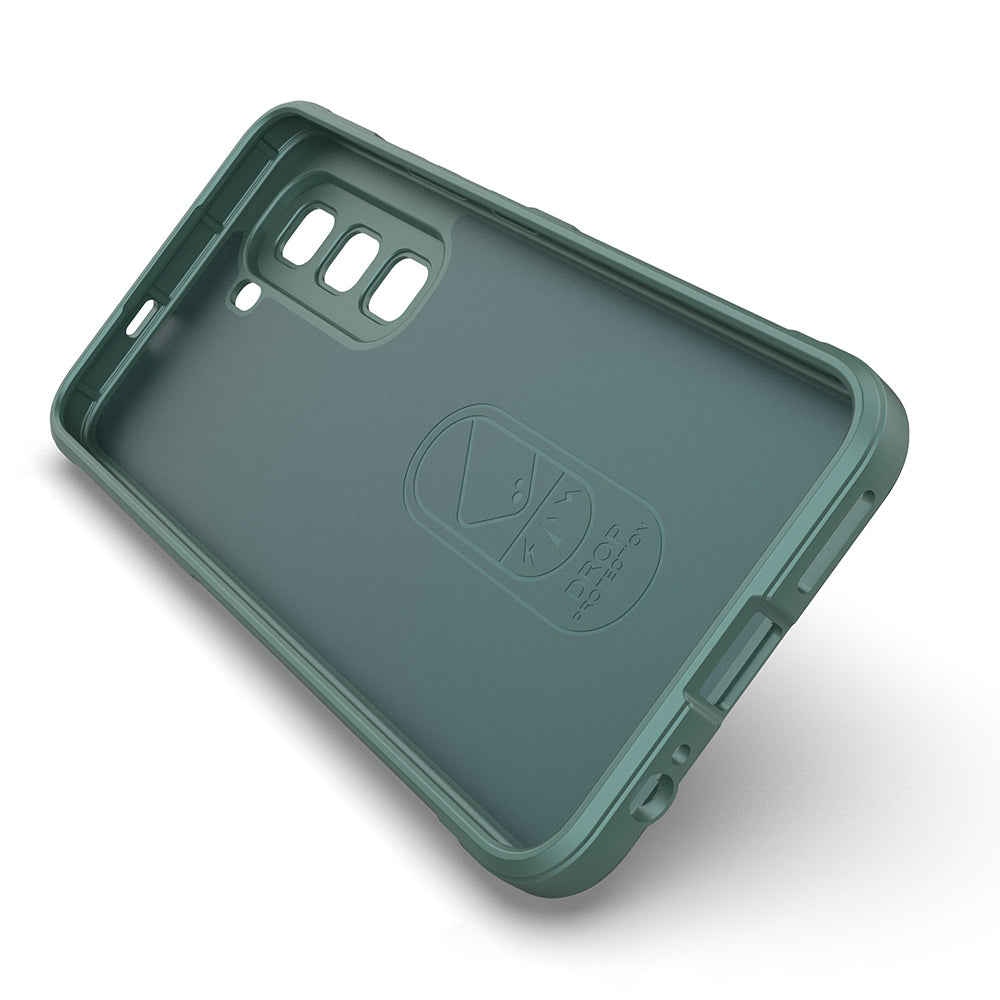 İnfinix Hot 50 Pro 4G Kılıf Esnek TPU Oyuklu Arka Yüzey Tasarımlı Zore Etnik Silikon Kapak Siyah