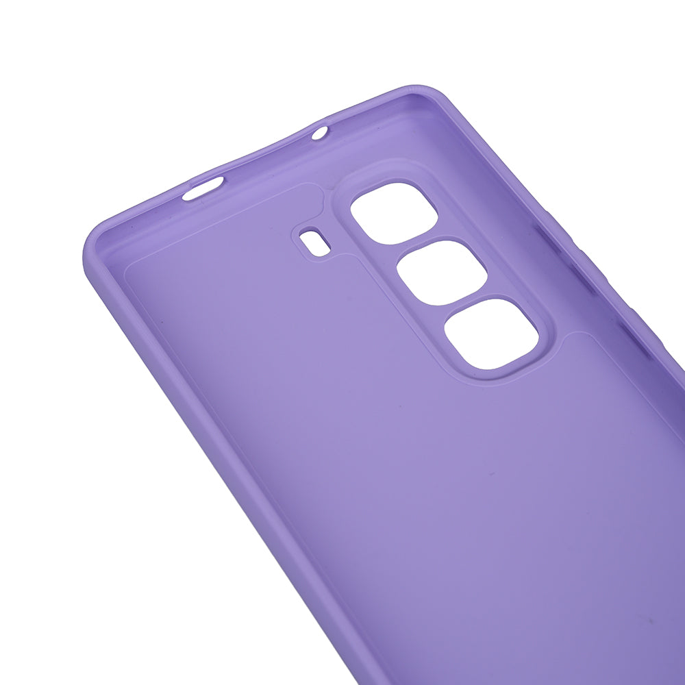 İnfinix Hot 50 Pro Plus 4G Kılıf Zore Biye Silikon Mor