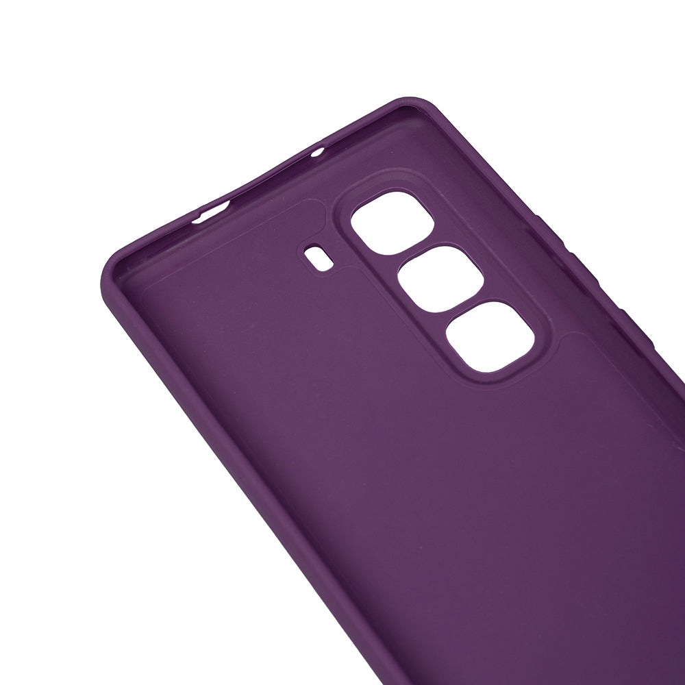 İnfinix Hot 50 Pro Plus 4G Kılıf Zore Biye Silikon Mor