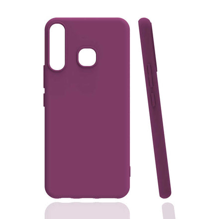 İnfinix Hot 8 Kılıf Zore Biye Silikon Mor