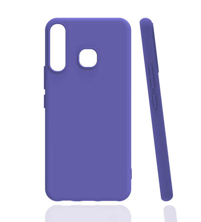 İnfinix Hot 8 Kılıf Zore Biye Silikon Lila