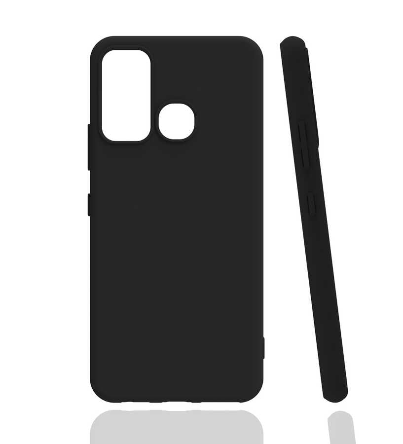 İnfinix Hot 9 Kılıf Zore Biye Silikon Siyah