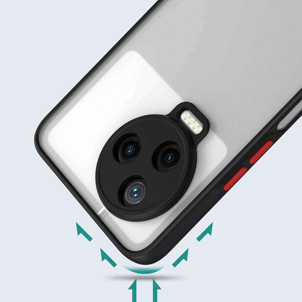 İnfinix Note 12 Pro Kılıf Zore Hux Kapak Lacivert