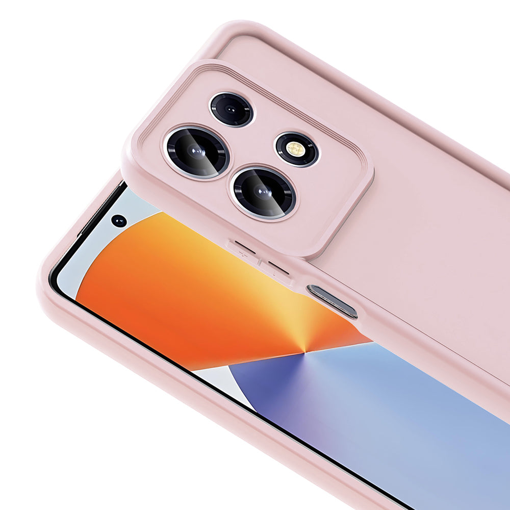 İnfinix Note 30 4G Kılıf Kamera Korumalı Zore Ananas Kapak Mürdüm