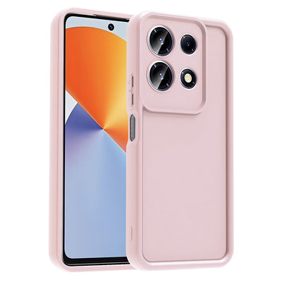 İnfinix Note 30 4G Kılıf Kamera Korumalı Zore Ananas Kapak Pembe