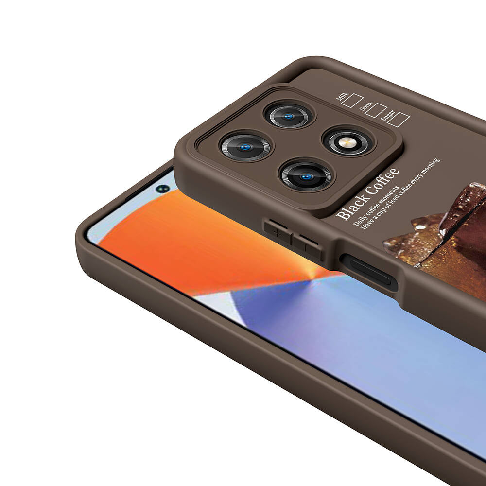 İnfinix Note 30 Pro Kılıf Kamera Korumalı Baskılı Arka Yüzey Zore Klas Kapak Beyaz