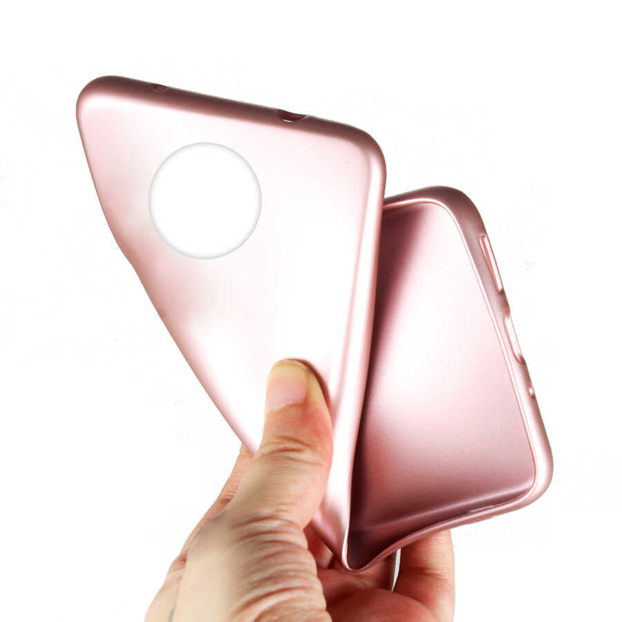 İnfinix Note 7 Kılıf Zore Premier Silikon Kapak Rose Gold