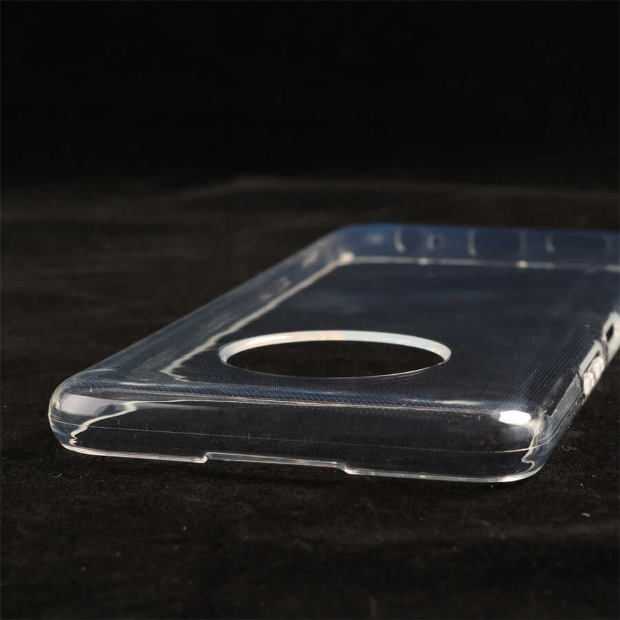 İnfinix Note 7 Kılıf Zore Süper Silikon Kapak Renksiz