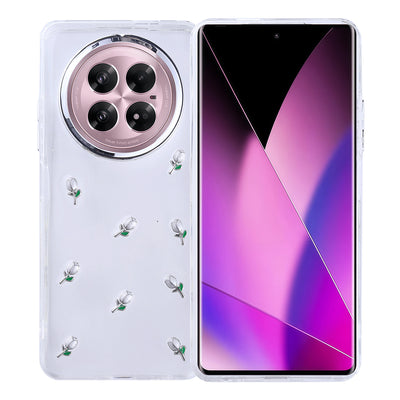 İnfinix Zero 40 5G Kılıf Airbag Tasarımlı Simli Şeffaf Zore Kutup Kapak Yıldız