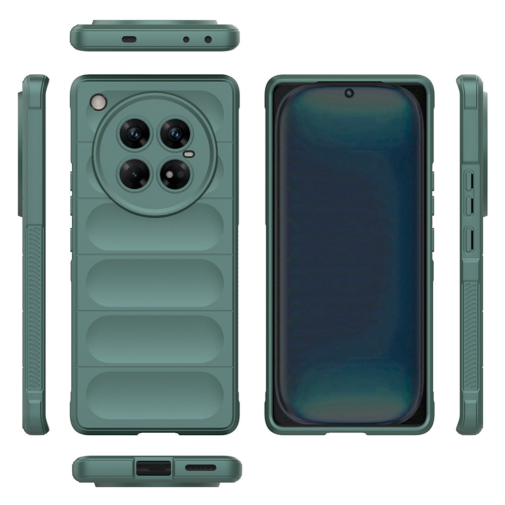 İnfinix Zero 40 5G Kılıf Esnek TPU Oyuklu Arka Yüzey Tasarımlı Zore Etnik Silikon Kapak Lacivert