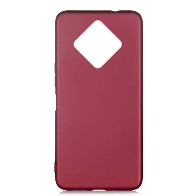 İnfinix Zero 8 Kılıf Zore Premier Silikon Kapak Mürdüm