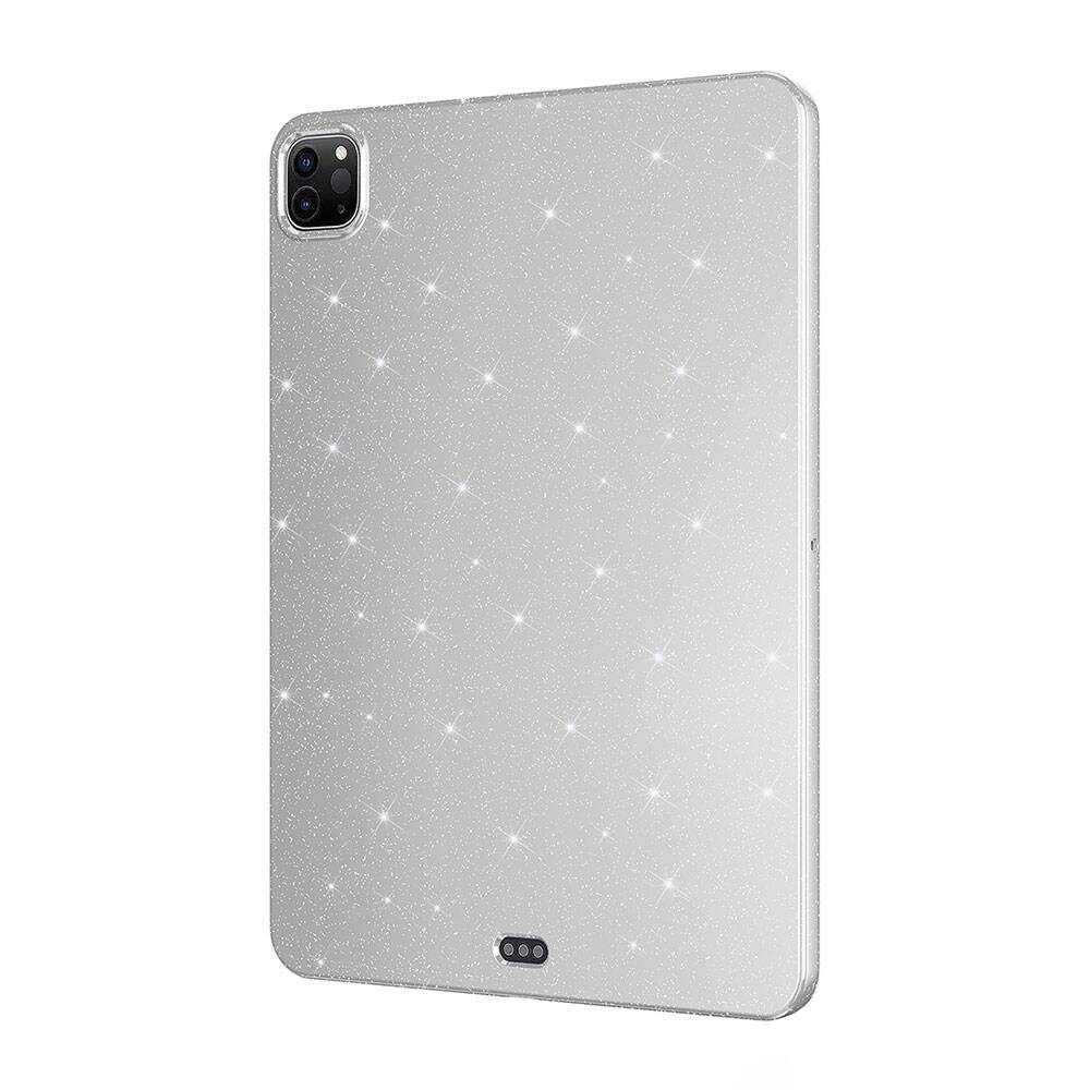 iPad Pro 11 2022 M2 Simli Parlak Görünümlü Zore Tablet Koton Kılıf Lila