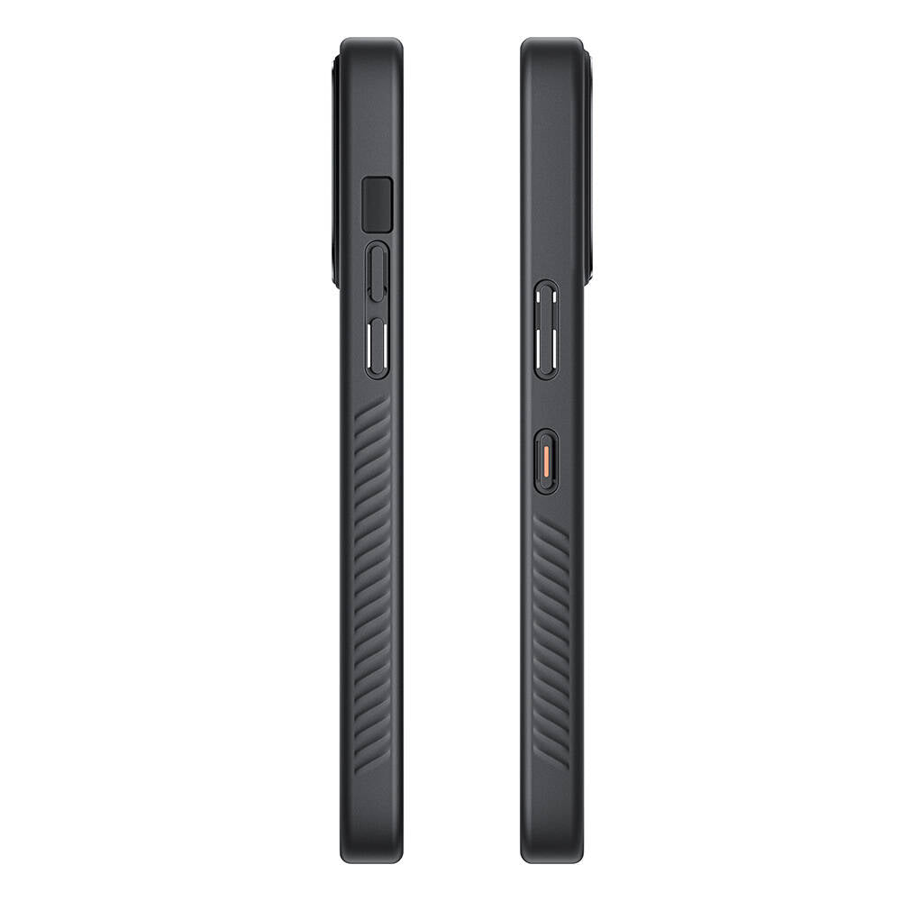 iPhone 14 Pro Max Kılıf Özelleştirilebilir 3 Fonksiyonlu Bluetooth Bağlantılı Bitmo Lab Bangcase Akıllı M-safe Kapak Siyah