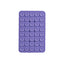 Kare Öpücüklü 01 Silikon Telefon Tutucu Açık Mor