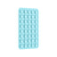 Kare Öpücüklü 01 Silikon Telefon Tutucu Turkuaz