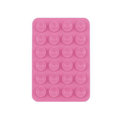 Kare Öpücüklü Silikon Tutucu Pembe