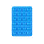 Kare Öpücüklü Silikon Tutucu Mavi