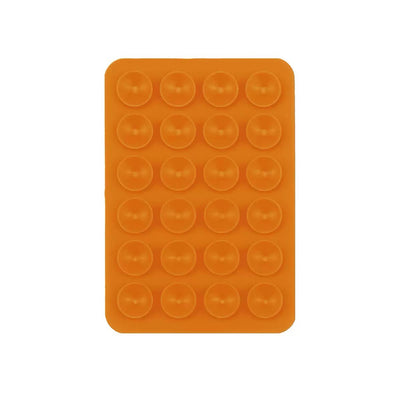 Kare Öpücüklü Silikon Tutucu Turuncu