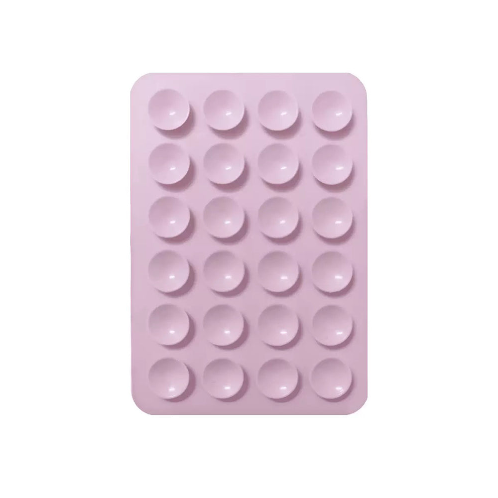Kare Öpücüklü Silikon Tutucu 5,50cm x 8cm Açık Pembe