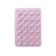 Kare Öpücüklü Silikon Tutucu 5,50cm x 8cm Açık Pembe