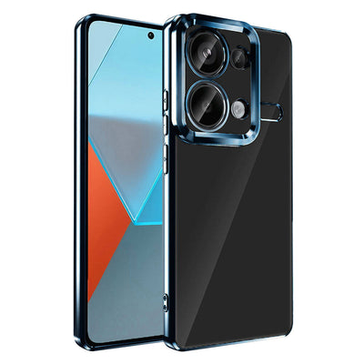 Xiaomi Redmi Note 13 Pro 4G Kılıf Kamera Korumalı Logo Gösteren Zore Omega Kapak Lila