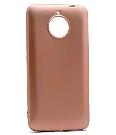 Lenovo Moto E4 Plus Kılıf Zore Premier Silikon Kapak Gold