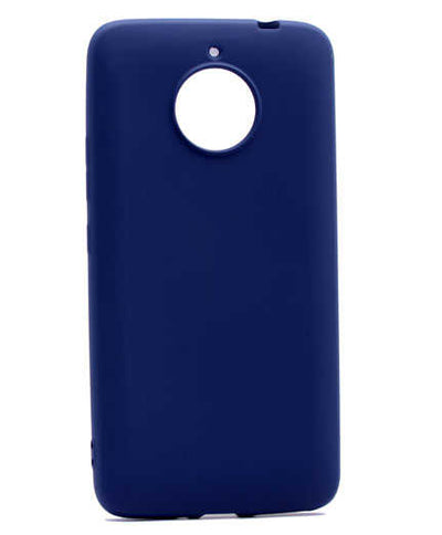 Lenovo Moto E4 Plus Kılıf Zore Premier Silikon Kapak Lacivert