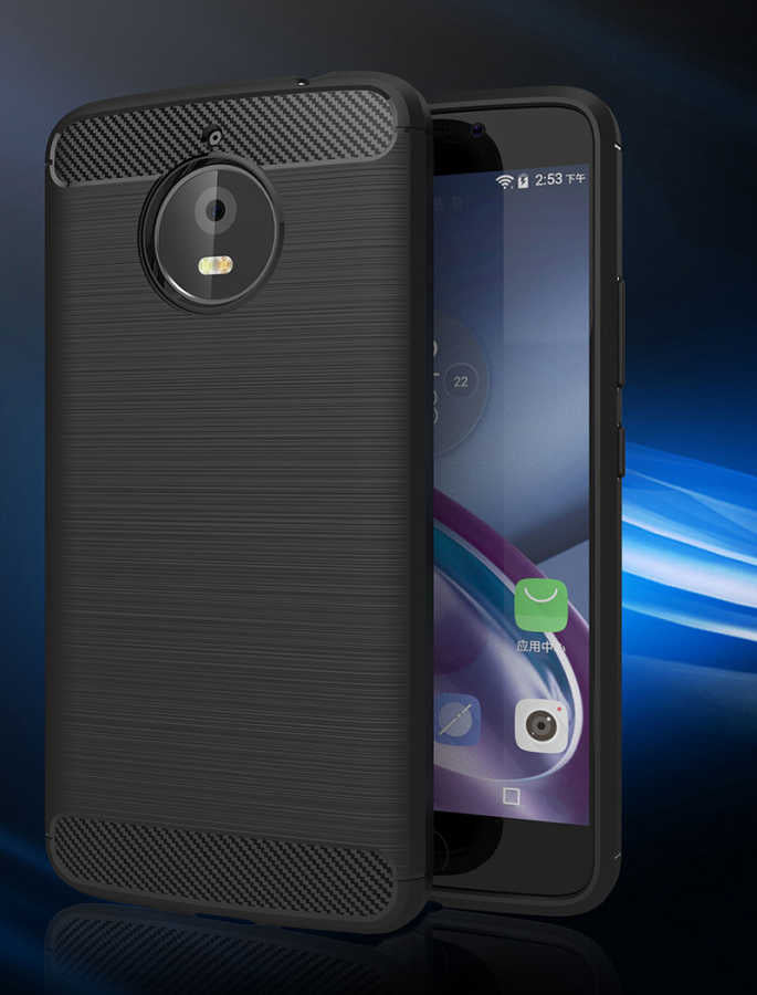 Lenovo Moto E4 Plus Kılıf Zore Room Silikon Kapak Lacivert