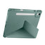 Lenovo Idea Tab Pro 12.7 TB-373FU Kılıf Zore Tri Folding Kalem Bölmeli Standlı Kılıf Siyah