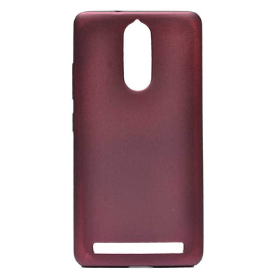 Lenovo K5 Note Kılıf Zore Premier Silikon Kapak Mürdüm