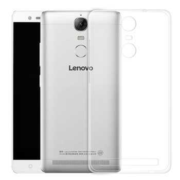 Lenovo K5 Note Kılıf Zore Süper Silikon Kapak Renksiz