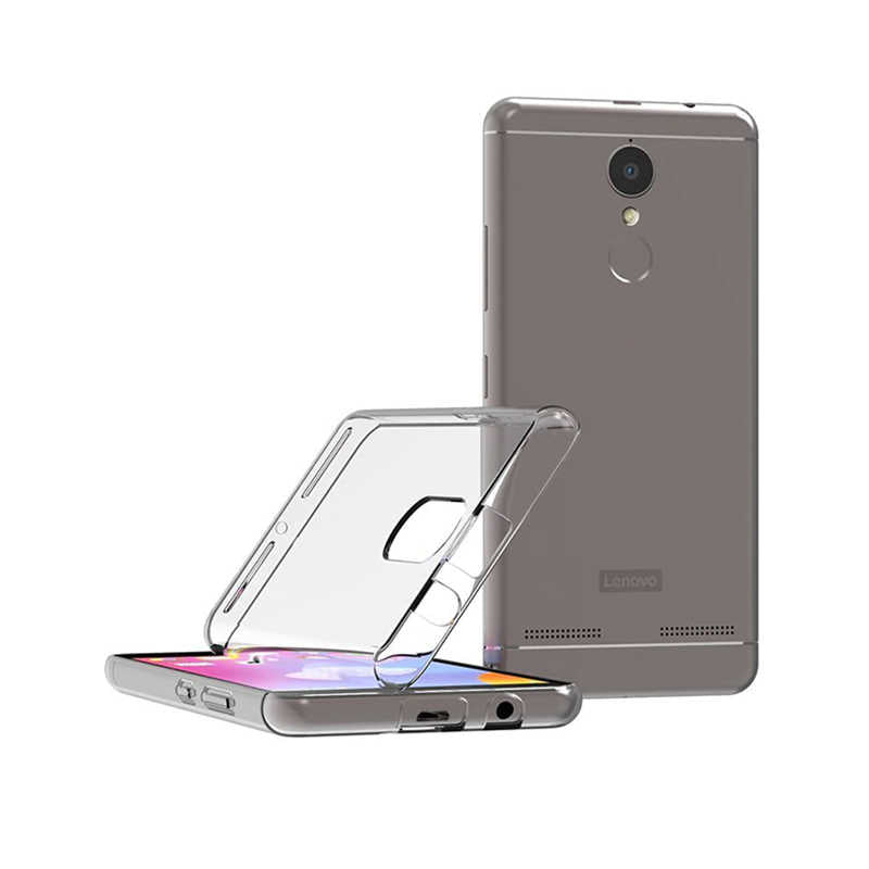 Lenovo K6 Kılıf Zore Süper Silikon Kapak Renksiz