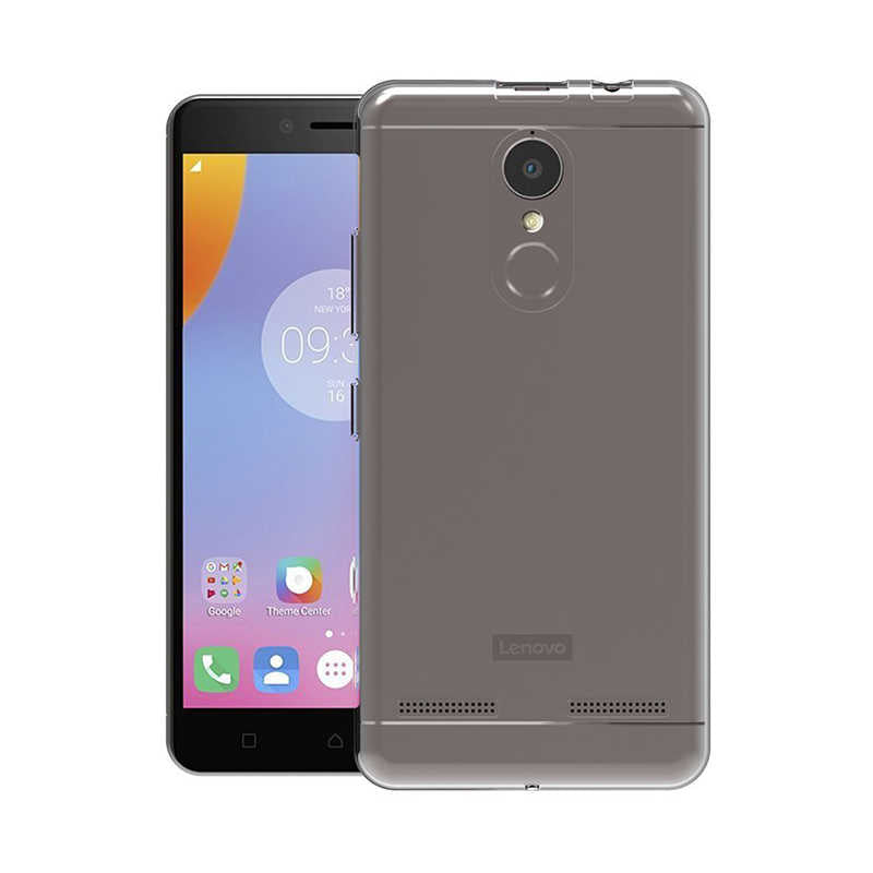 Lenovo K6 Kılıf Zore Süper Silikon Kapak Renksiz