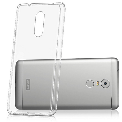 Lenovo K6 Note Kılıf Zore Süper Silikon Kapak Renksiz