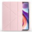 Lenovo M11 TB-330FU Kılıf Zore Tri Folding Kalem Bölmeli Standlı Kılıf Rose Gold