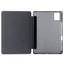 Lenovo M11 TB-330FU Kılıf Zore Tri Folding Kalem Bölmeli Standlı Kılıf Siyah