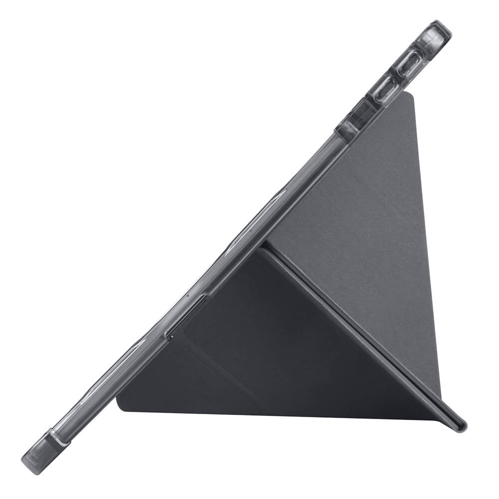 Lenovo M11 TB-330FU Kılıf Zore Tri Folding Kalem Bölmeli Standlı Kılıf Mor