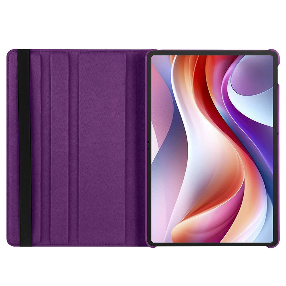 Lenovo M11 TB-330FU Zore Dönebilen Standlı Kılıf Kırmızı