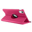Lenovo M11 TB-330FU Zore Dönebilen Standlı Kılıf Pembe Koyu